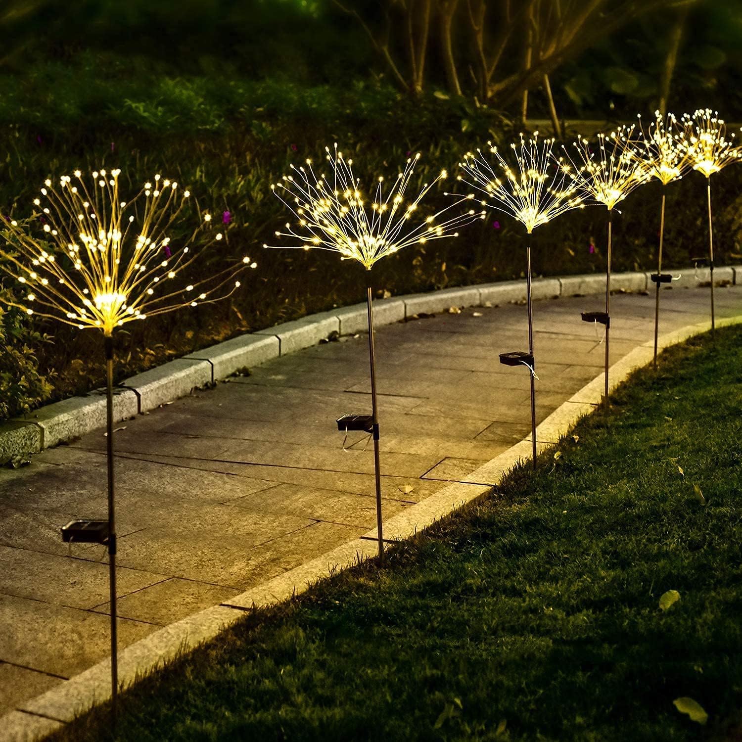 Solar Firework Light