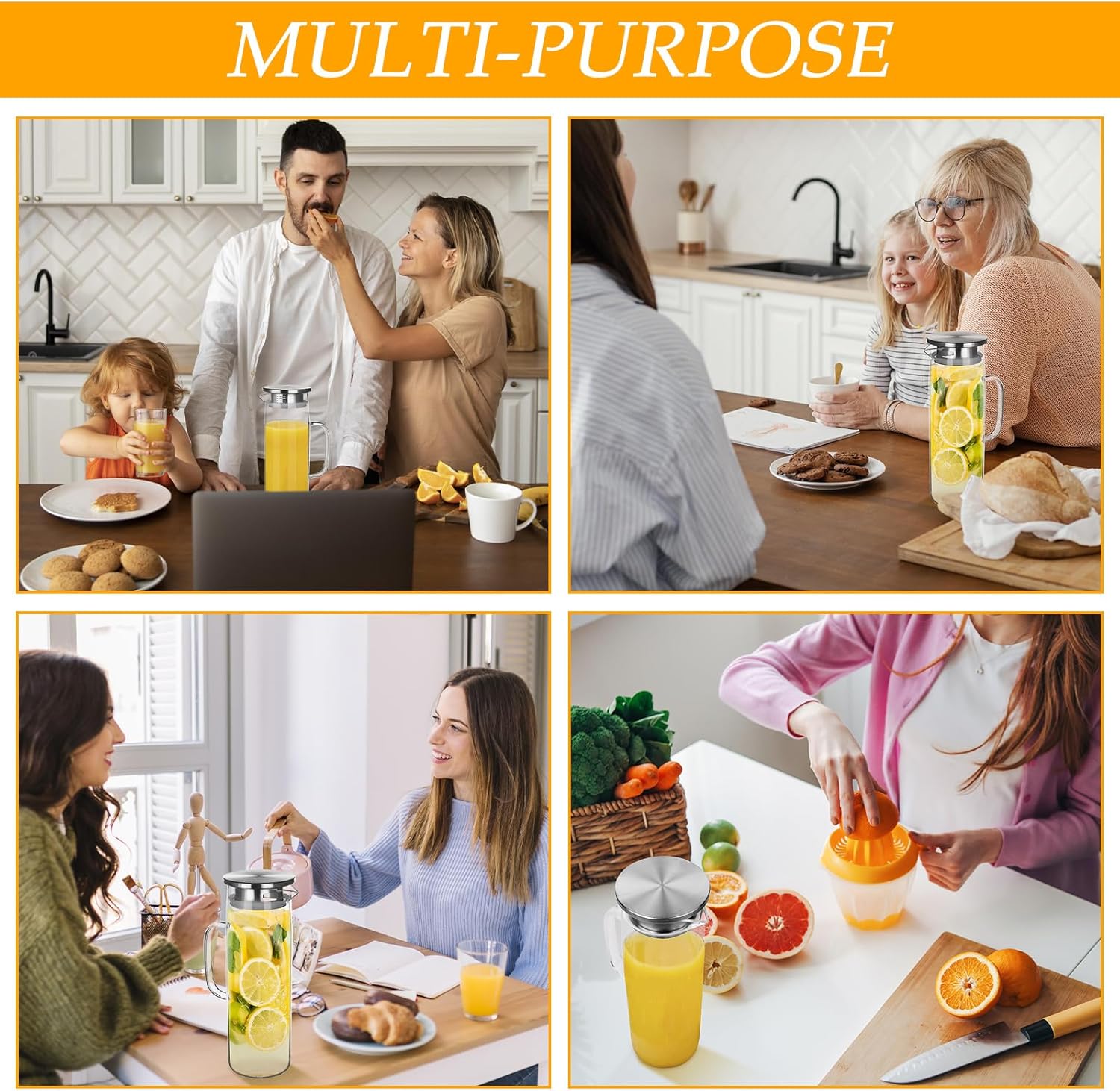 Borosilicate Glass Bottle 1.5L