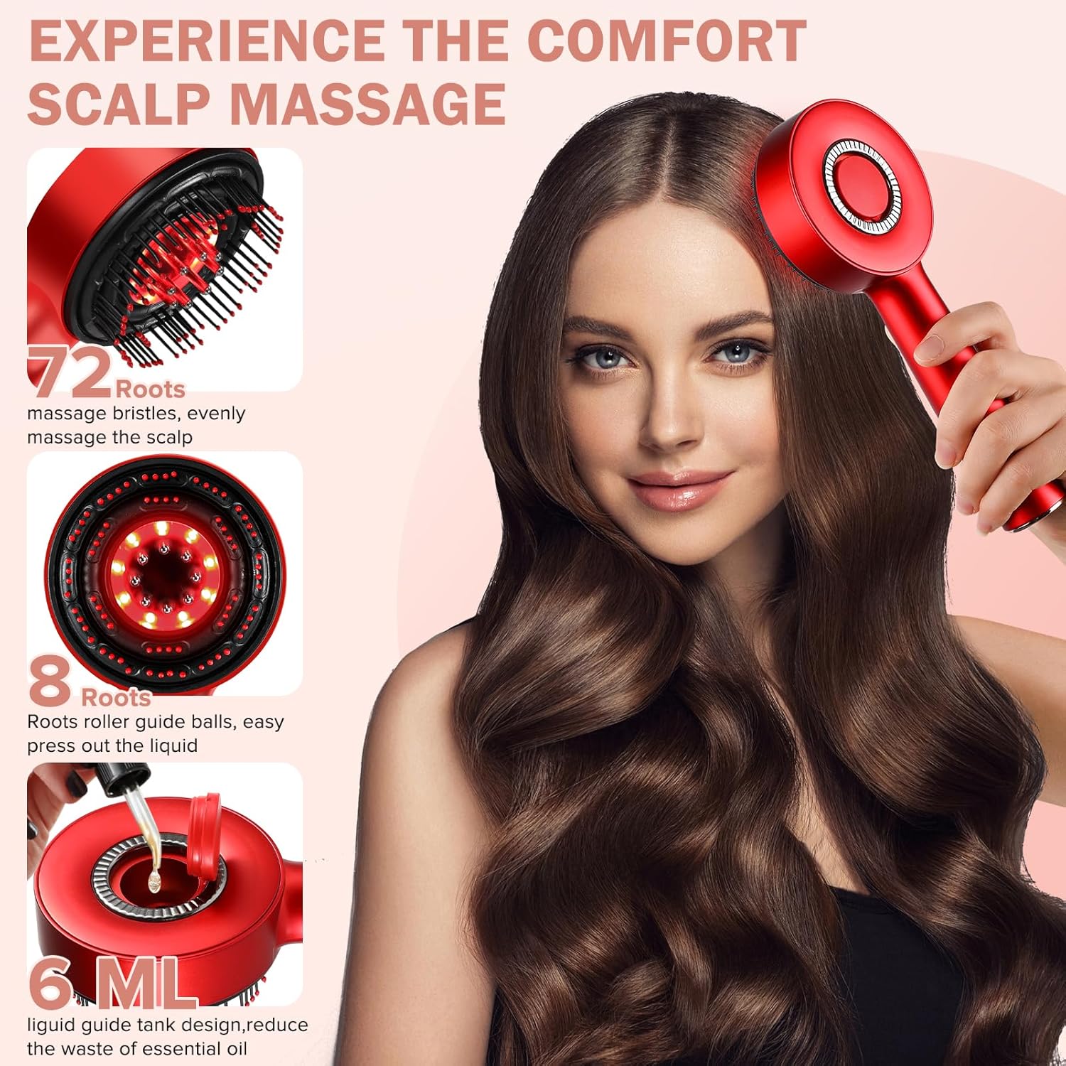 Red Light Hair Massager