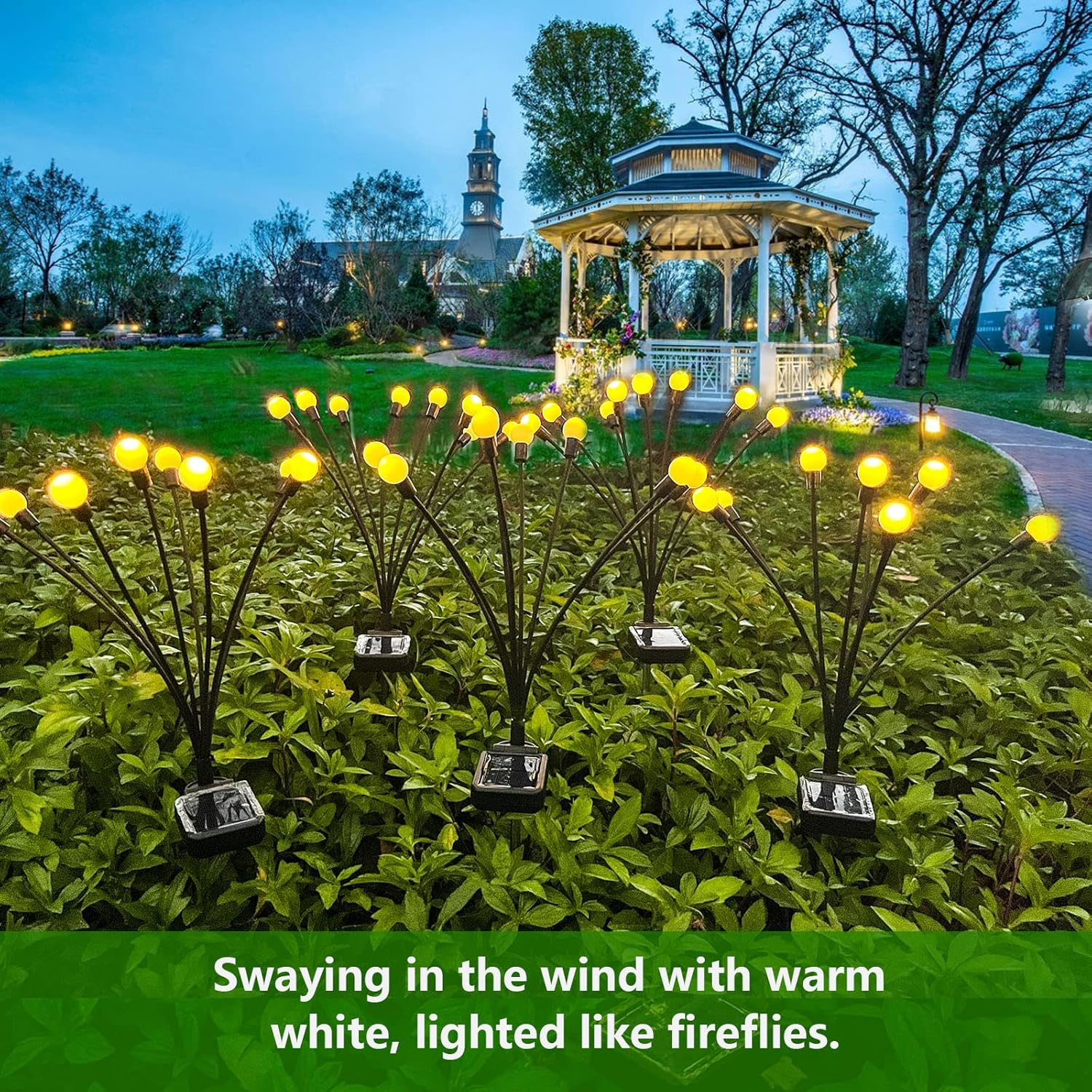 Solar Firefly Garden Lights