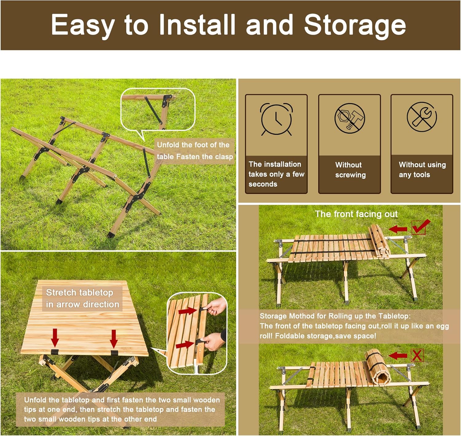 Foldable Camping Table