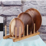 Bamboo Plate Holder