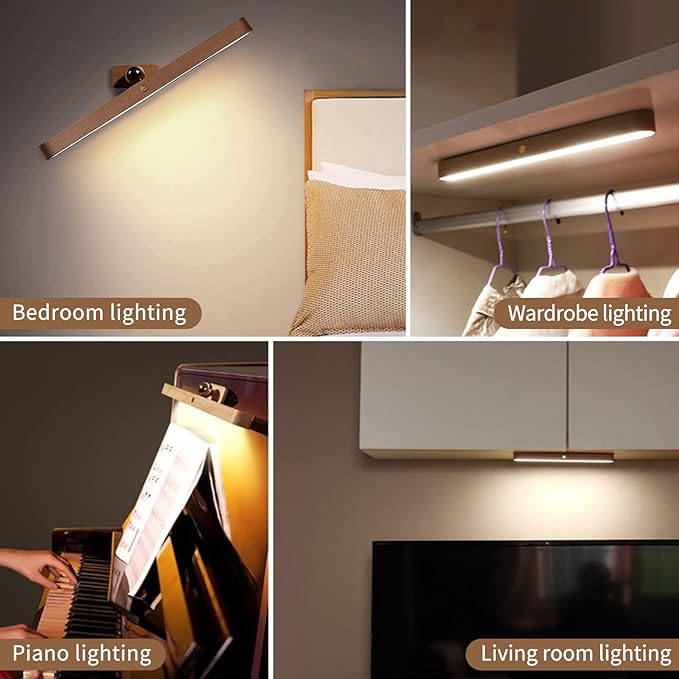 Rotatable Magnetic Wooden Led