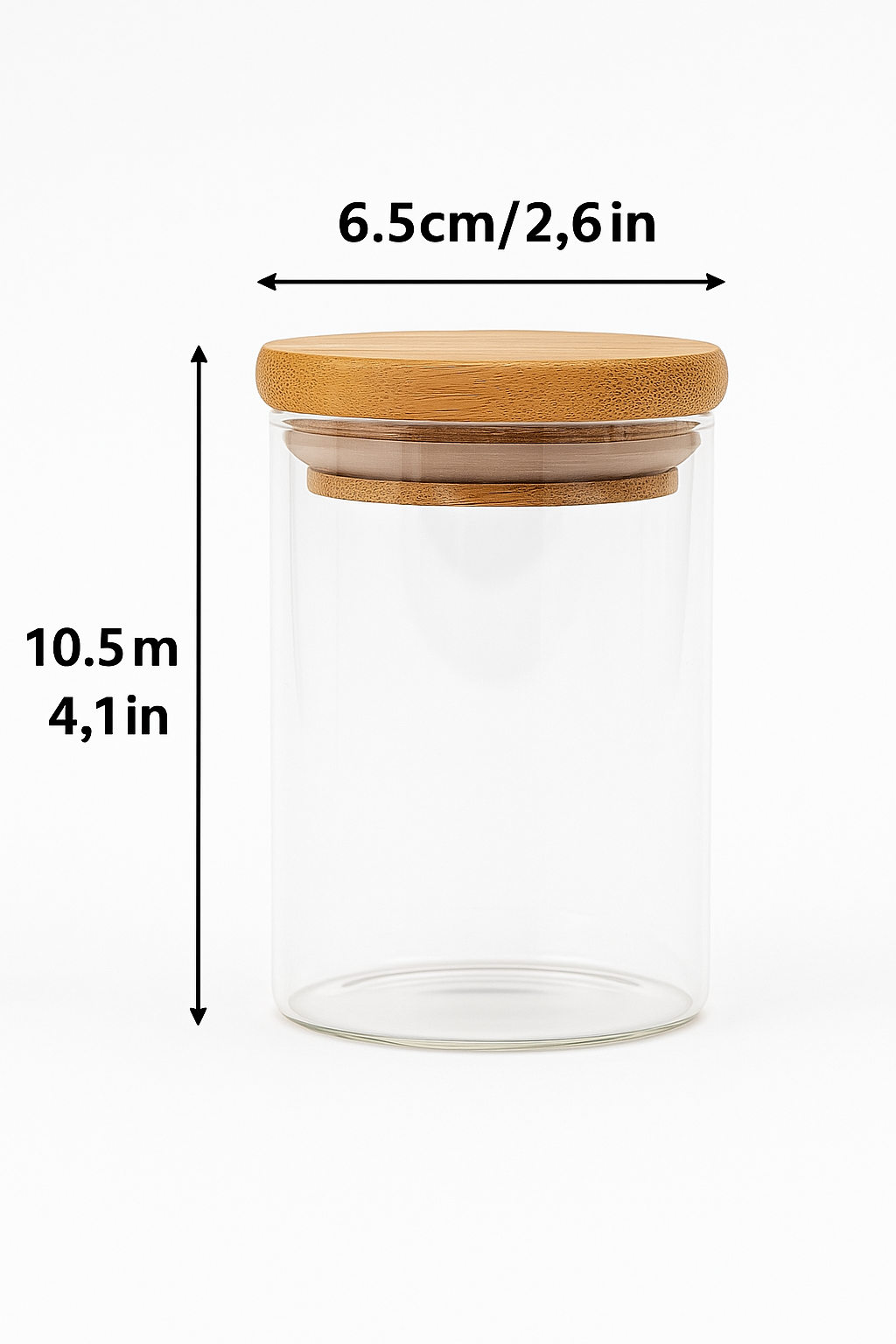 12 Pieces Glass Spice Jars