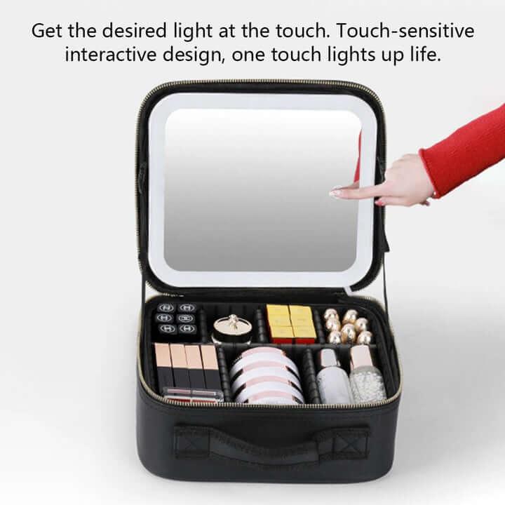 Makeup Bag with LED Mirror - 961stores