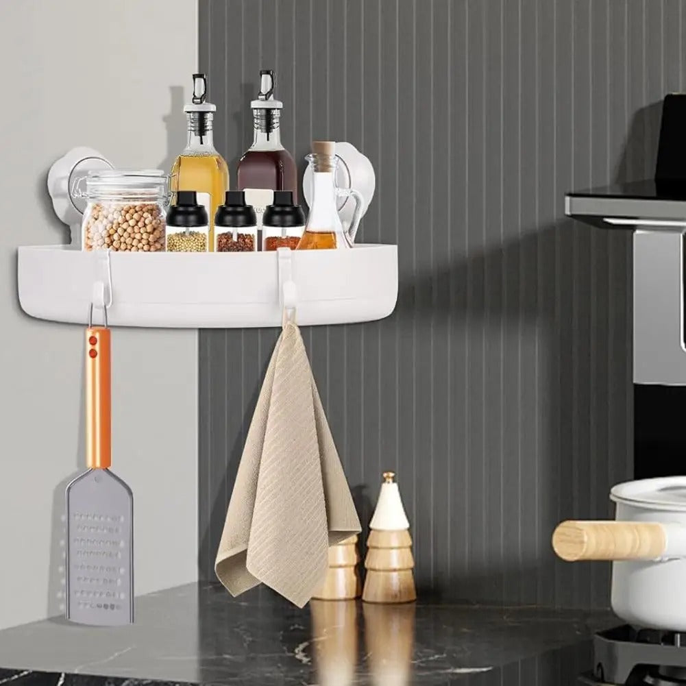 Corner Mounted Storage Rack