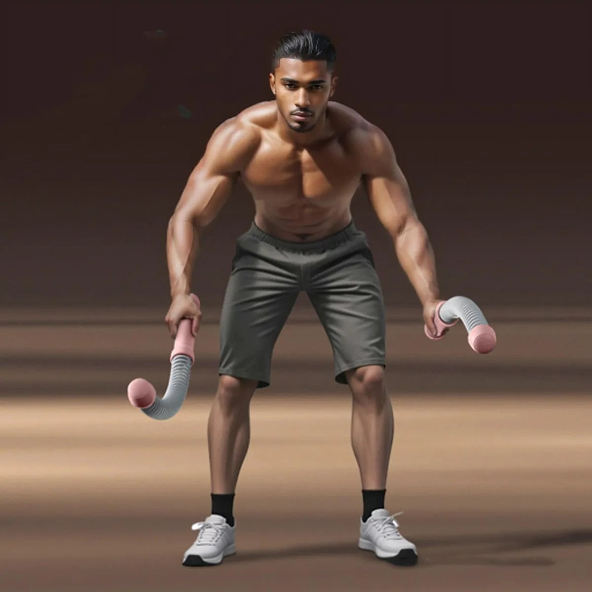 Portable Battle Rope Trainer (Set of 2)