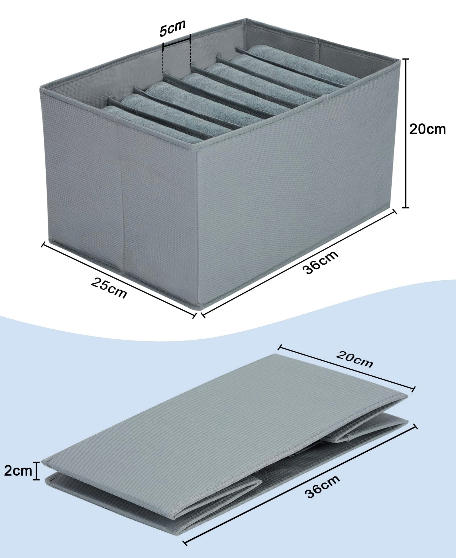 7 Layers Foldable Clothes Organizer