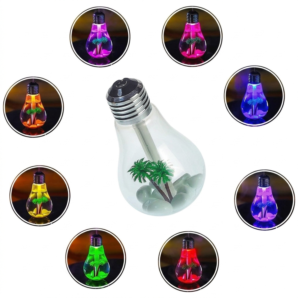 LED Light Bulb Humidifier