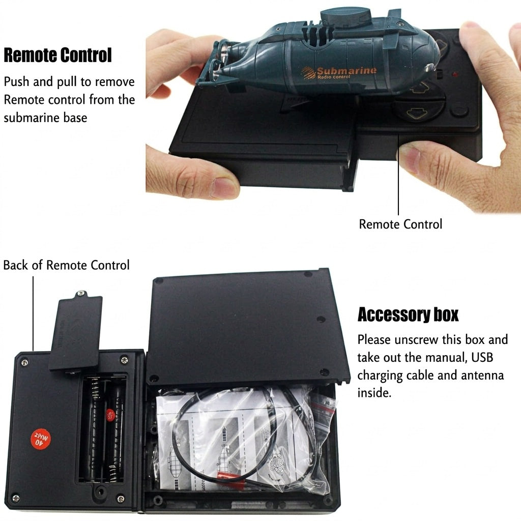 Mini RC Submarine Toy