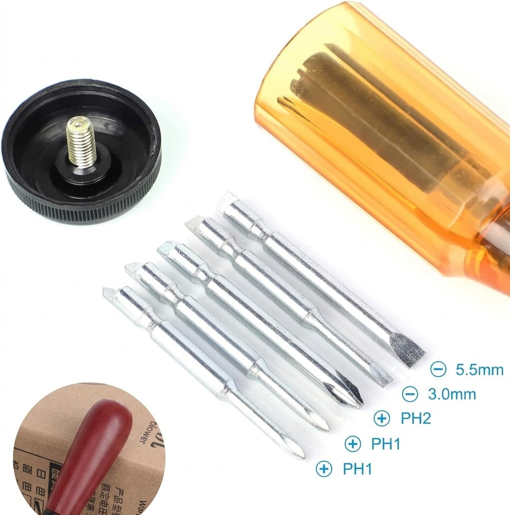 Push Pull Ratchet Screwdriver Set
