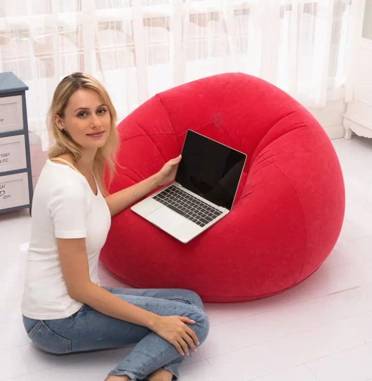 Inflatable Foldable Sofa + Air Pump