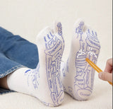 Reflexology Socks and Massage Stick Set