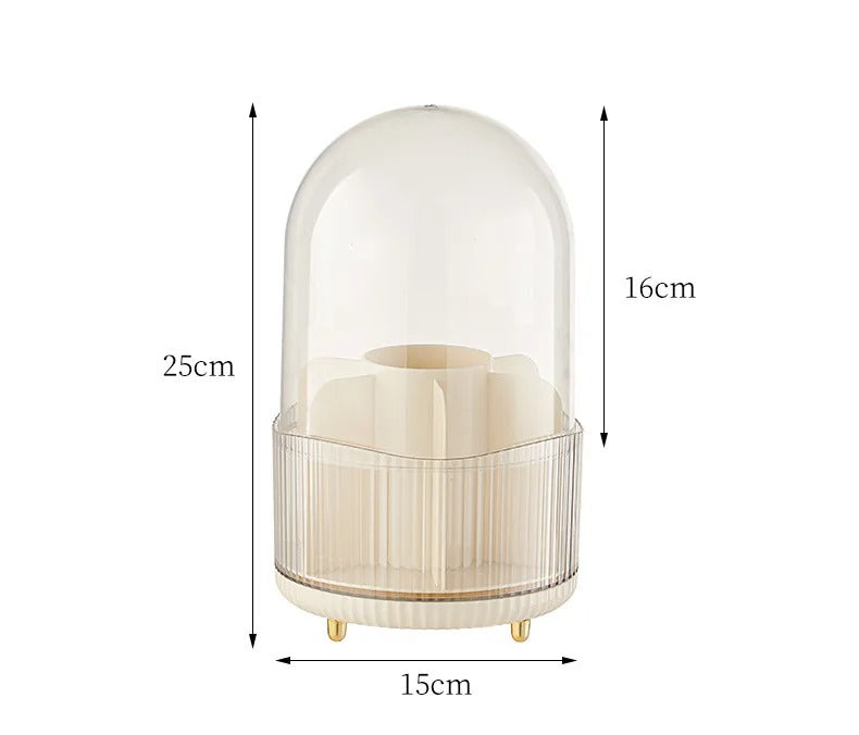 Rotating Makeup Brush Organizer