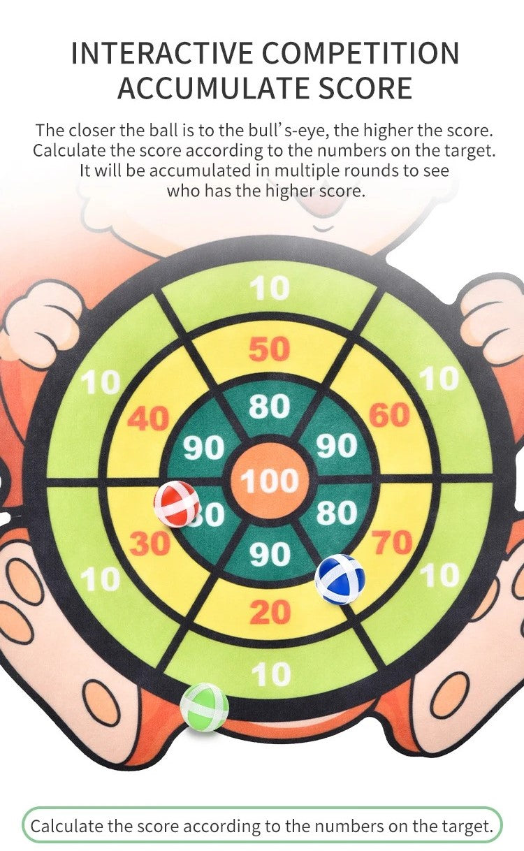 Sticky Ball Dartboard Game