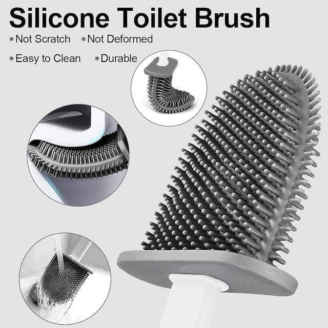2 in 1 Toilet Brush Set