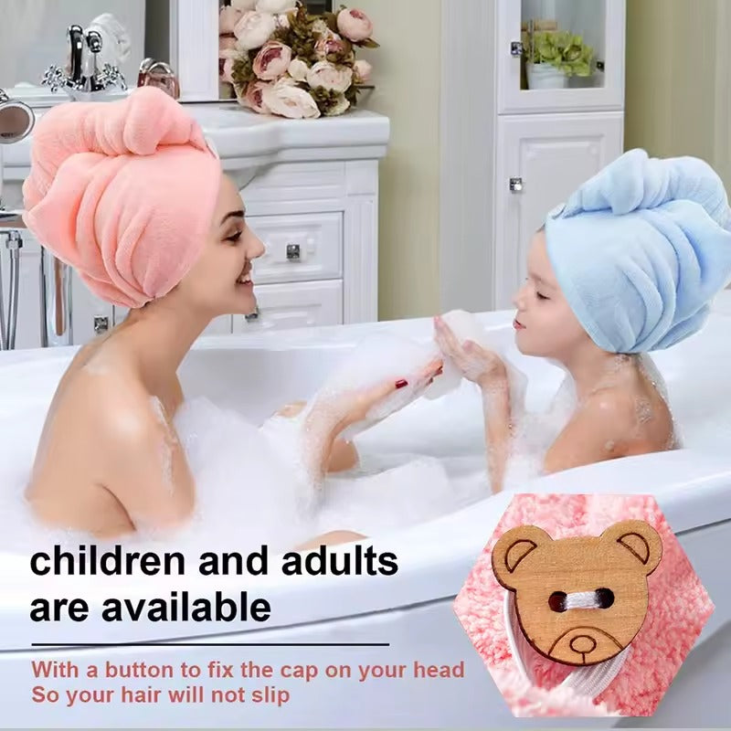 Highly Absorbent Hair Drying Cap