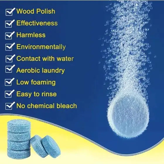 Glass Anti Friction Cleaning Tablets (Pack Of 10)