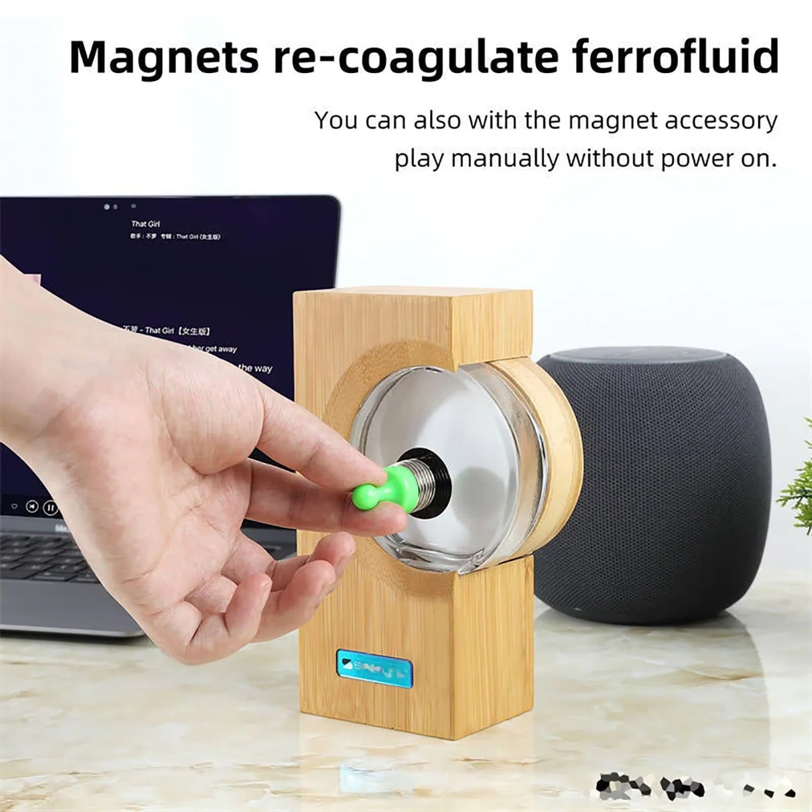 Magnetic Fluid Rhythm Lamp