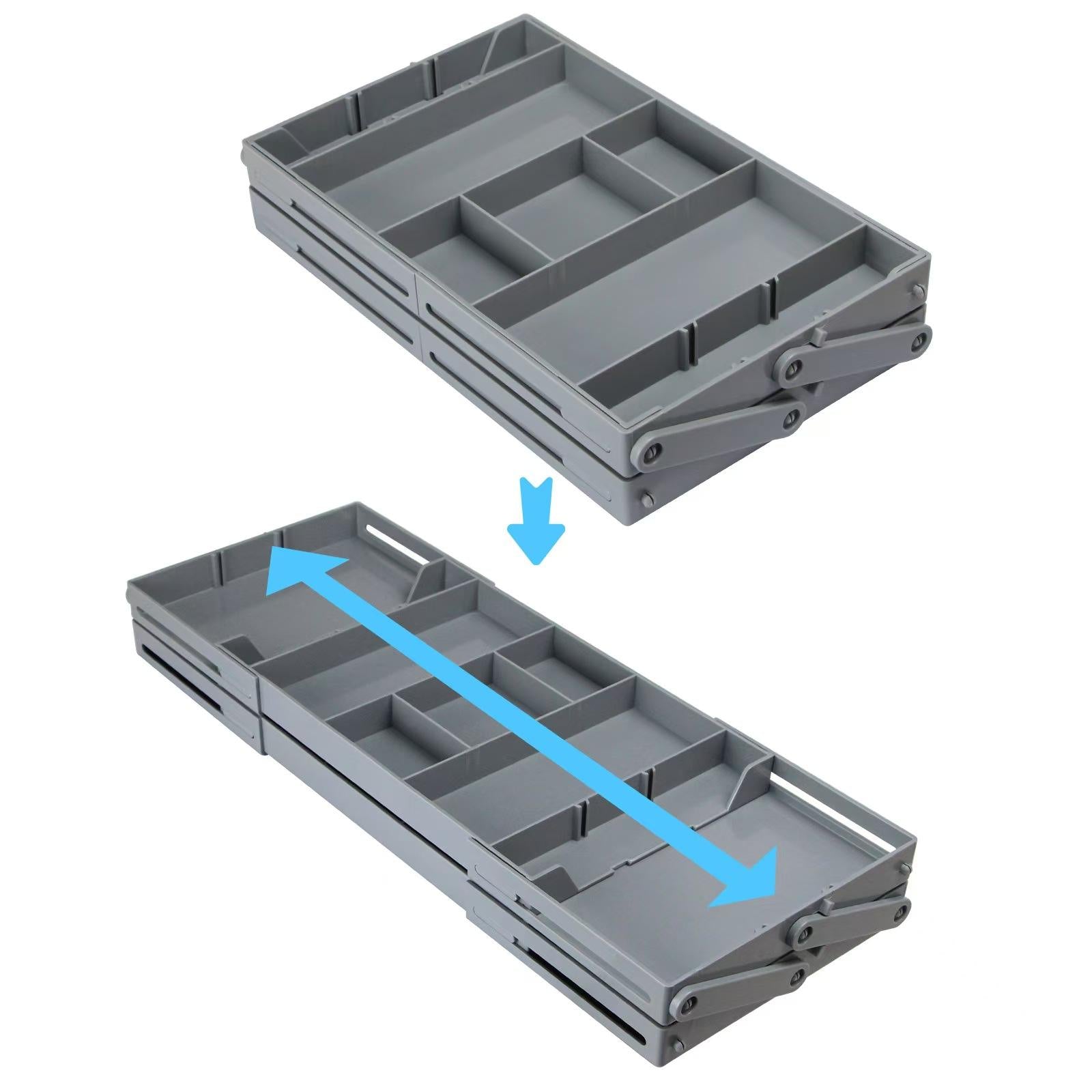 Expandable Multi Layer Storage Tray