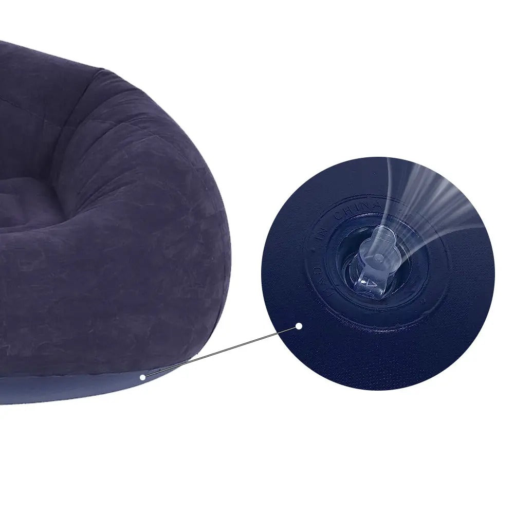 Inflatable Foldable Sofa + Air Pump