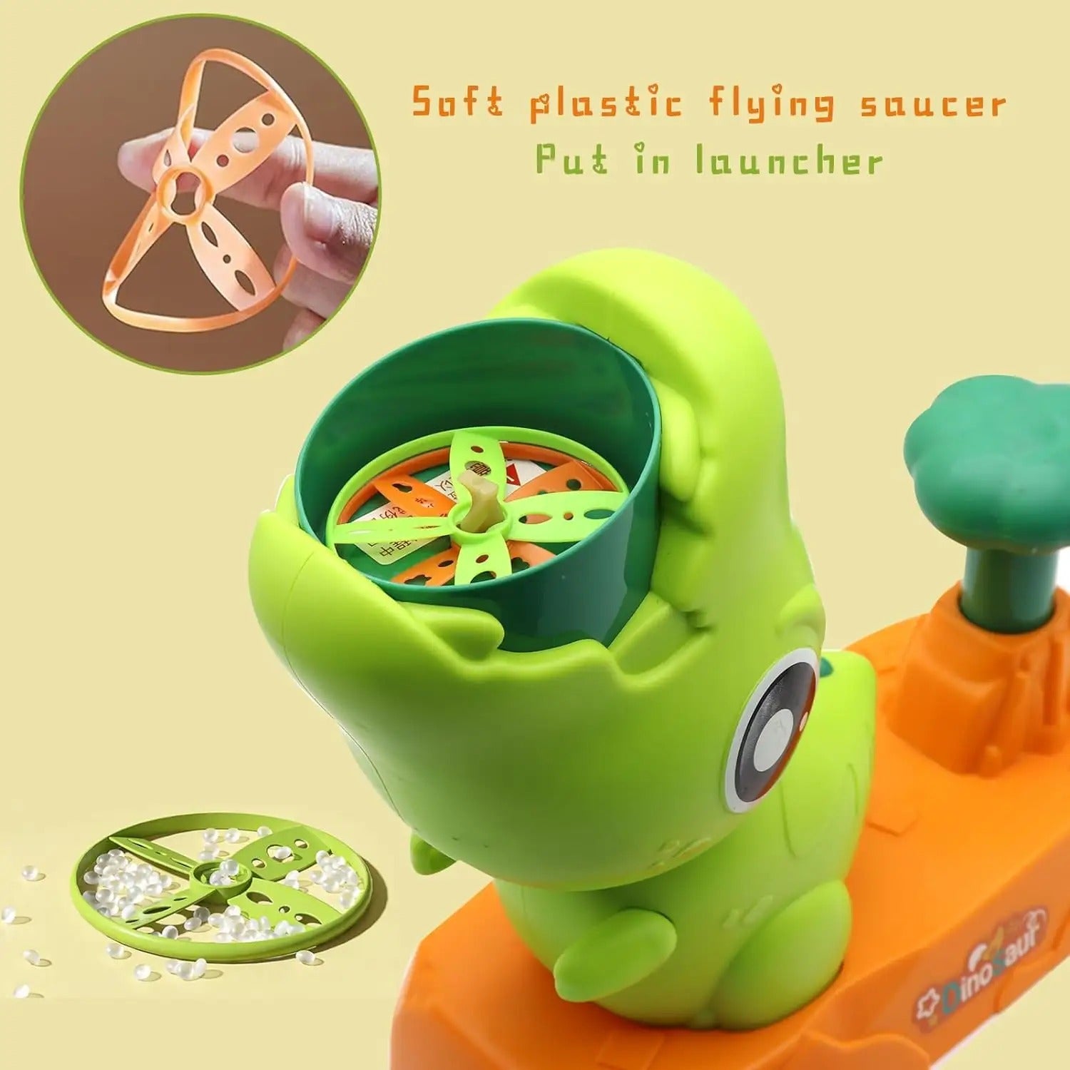 Dinosaur Frisbee Shooter Game