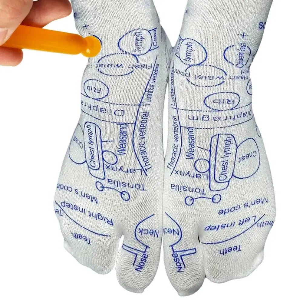 Reflexology Socks and Massage Stick Set