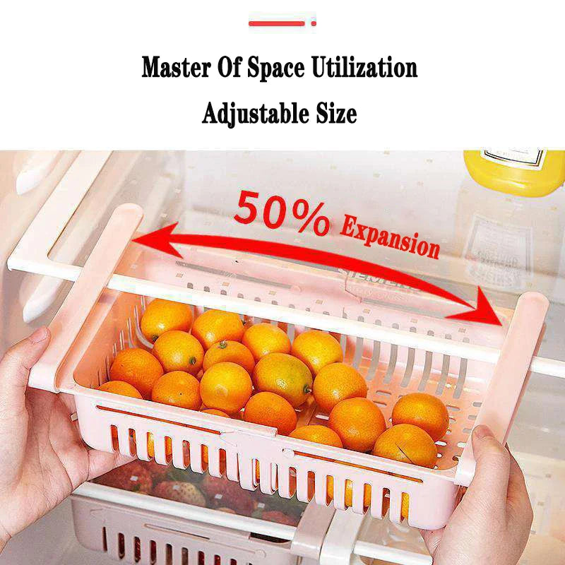 Fridge Space Saver Baskets (set of 2)