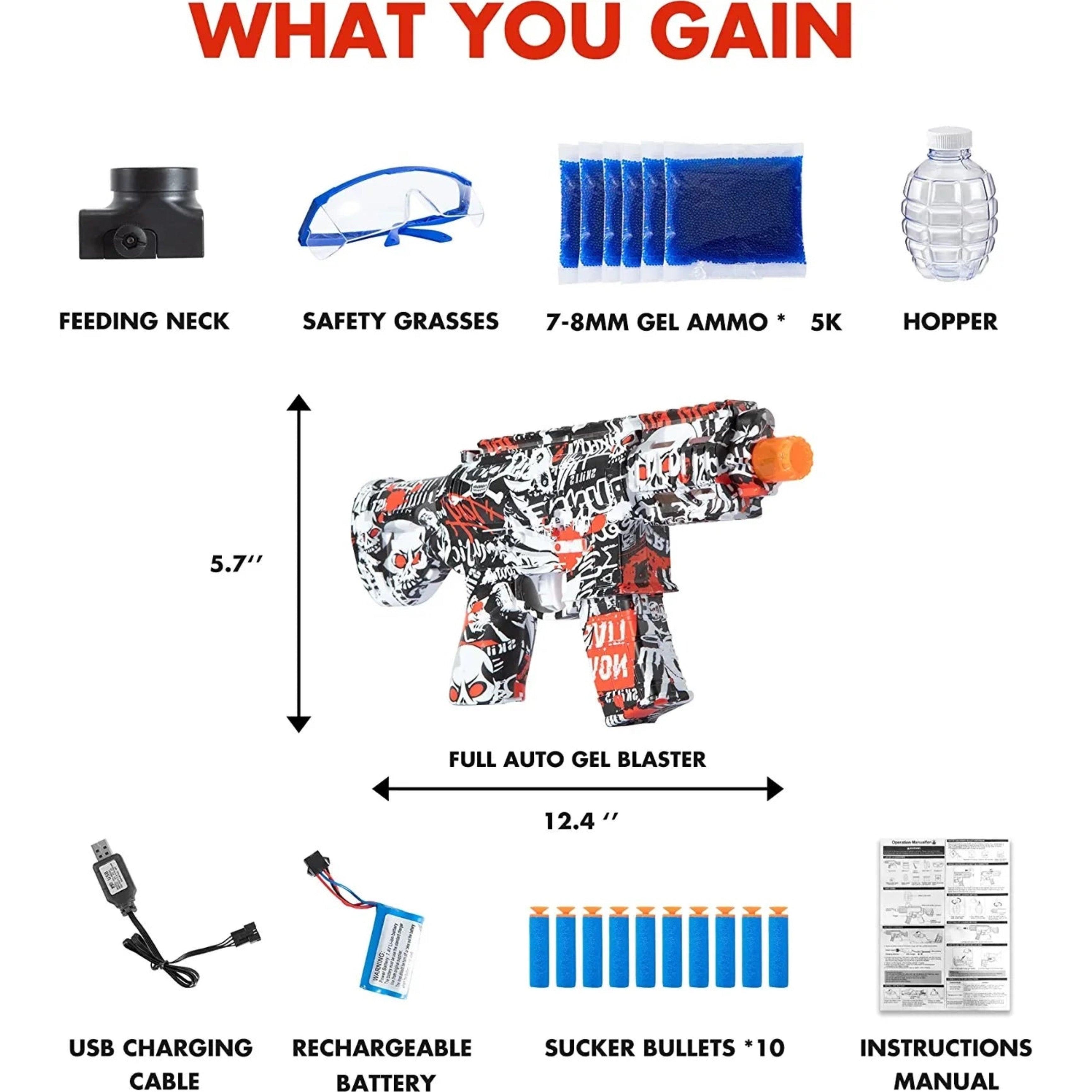 Gel Blaster + 5,000 Gel Balls - 961stores