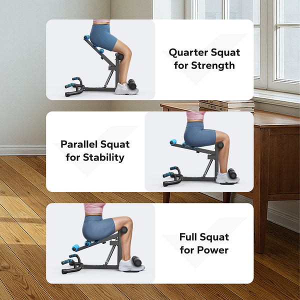 2-in-1 Squat & Push-Up Machine