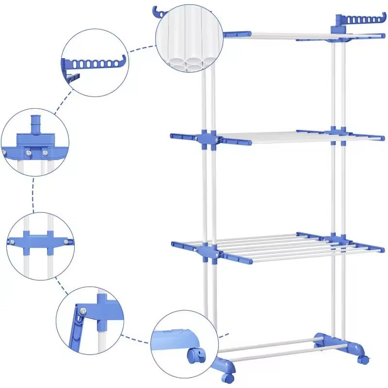 Foldable Multi-Layer Drying Rack