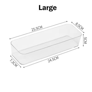 Clear Desk Drawer Organizer