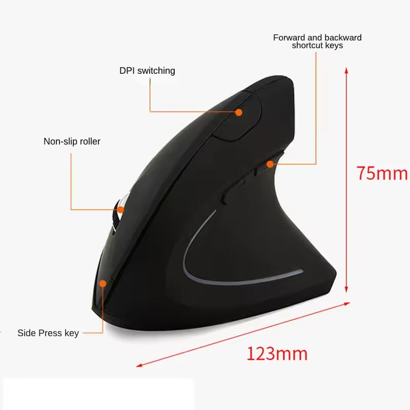 Vertical Ergonomic Wireless Mouse