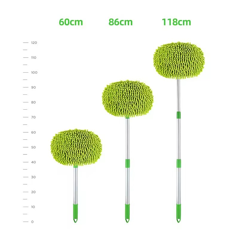 2-in-1 Car Wash Brush Mop Kit