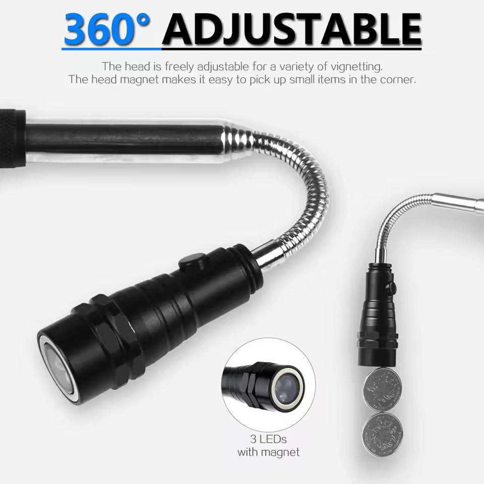 Telescopic Magnetic LED Tool