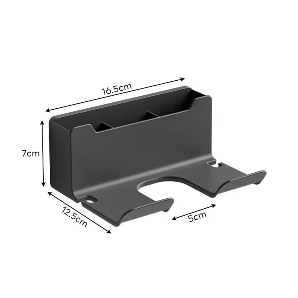 Wall-Mounted Hair Dryer Holder