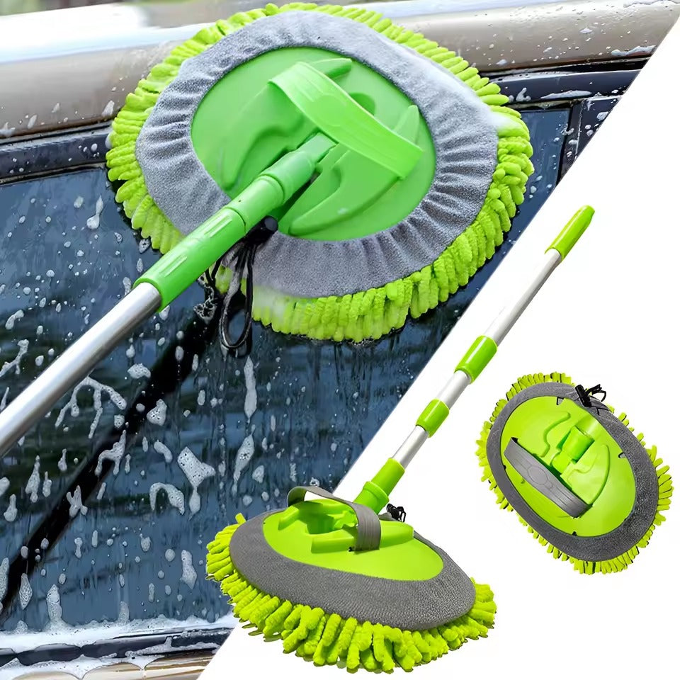2-in-1 Car Wash Brush Mop Kit