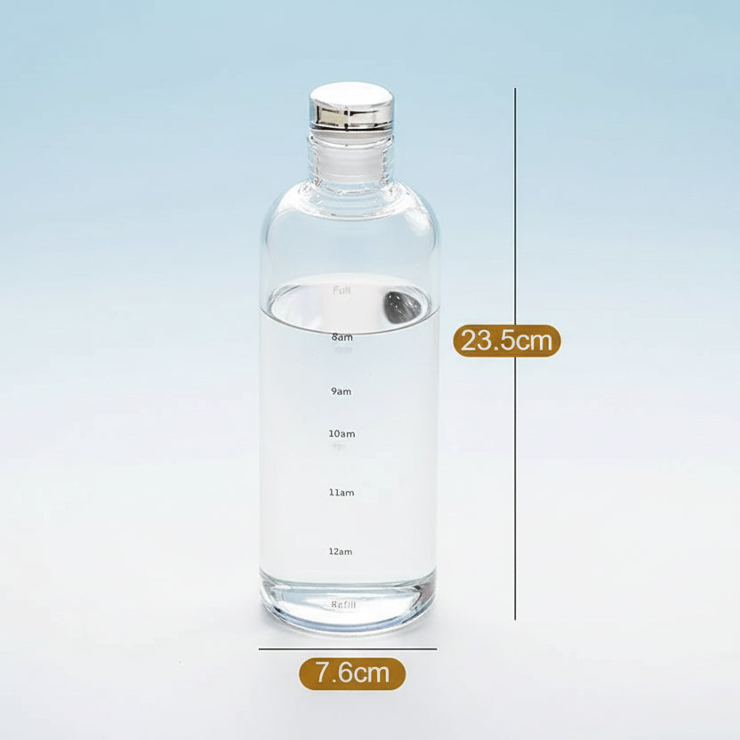 Borosilicate Glass Water Bottle 750ml