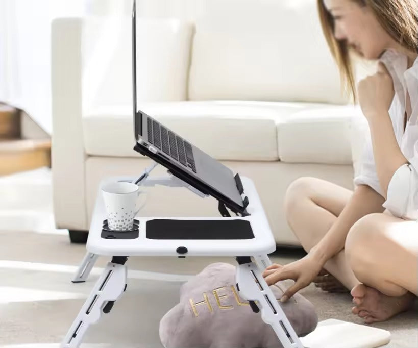 Foldable Laptop E-Table with Fans