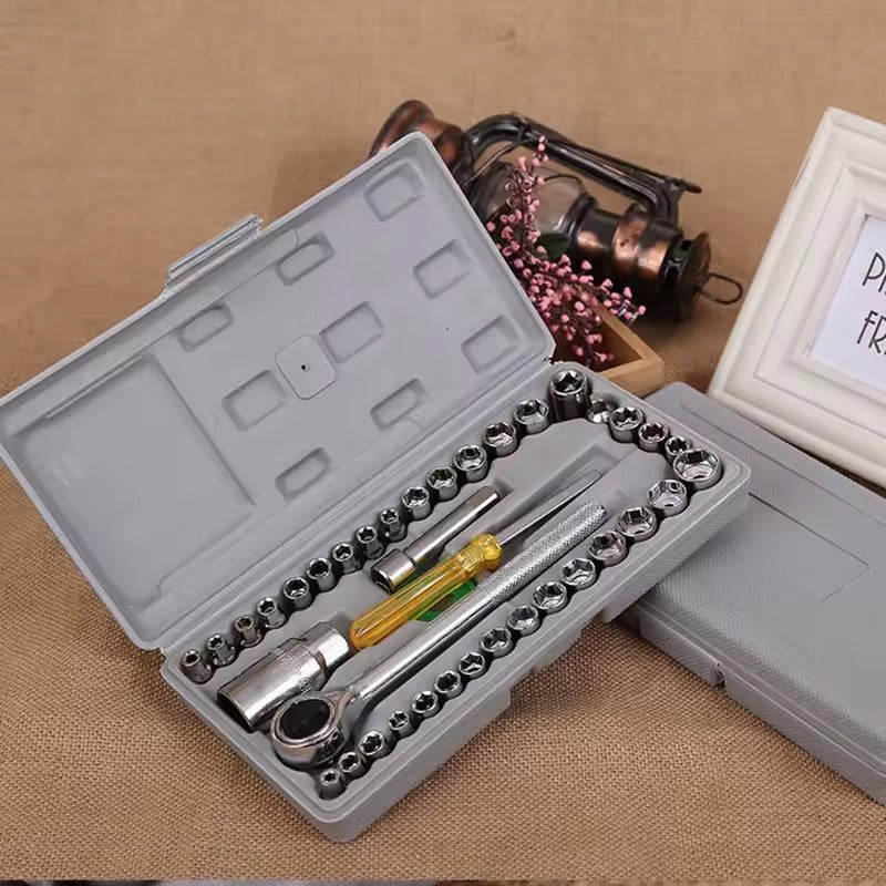 Complete Socket Wrench Set 40pcs