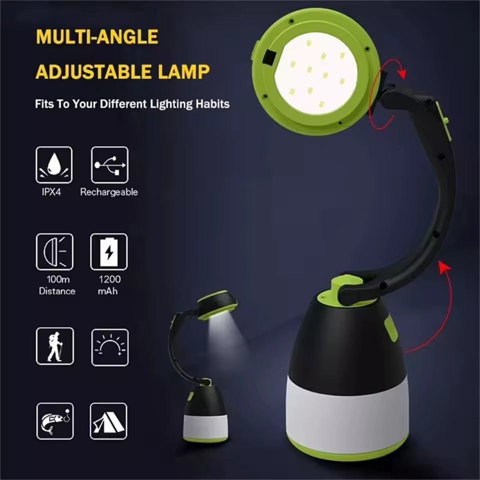 4-in-1 Rechargeable Camping Light