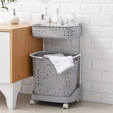 Rolling Laundry Storage Rack