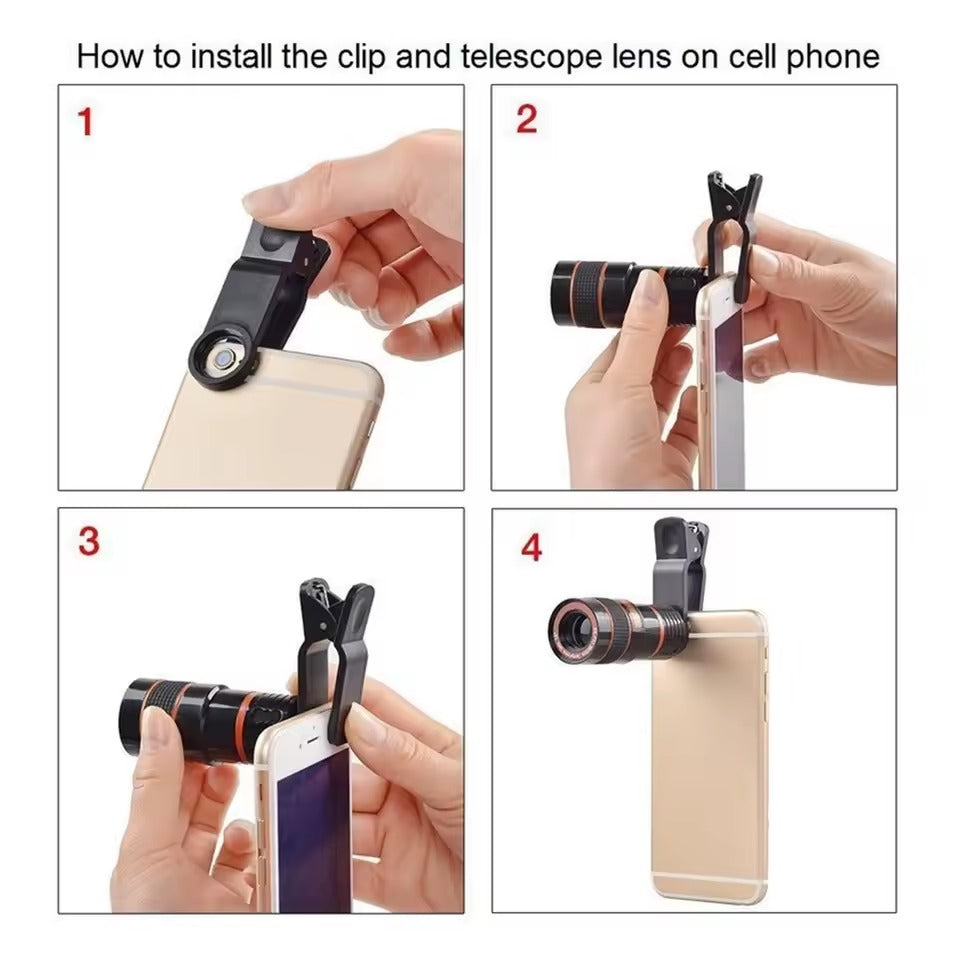 12x Telephoto Phone Lens