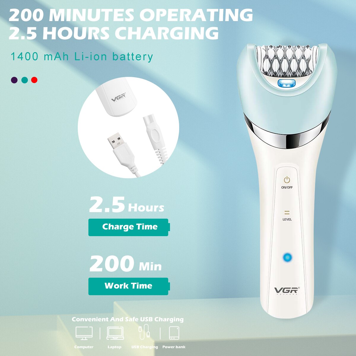 VGR V-703 Professional 5-in-1 Women Grooming