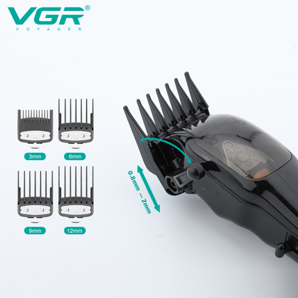 VGR V-653 Magnetic Motor Cordless Hair Clipper