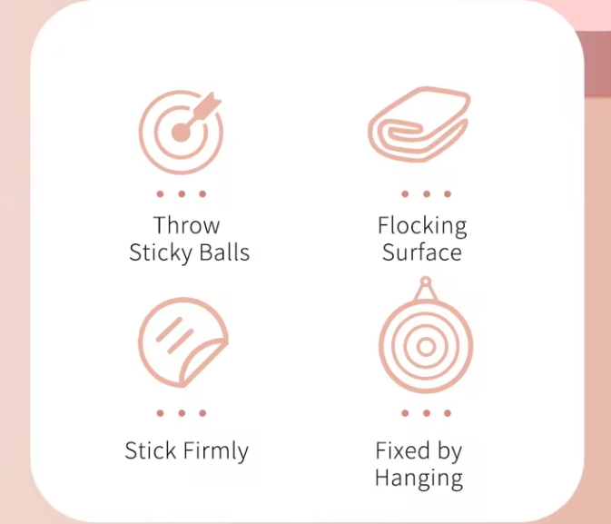 Sticky Ball Dartboard Game