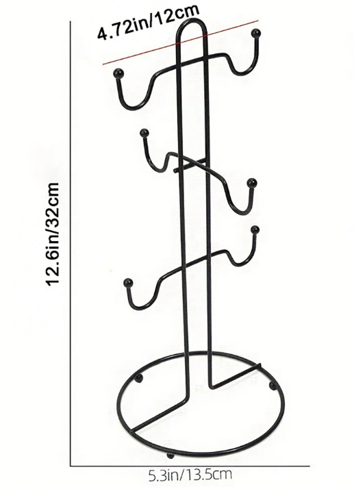 Metal Mug Holder Rack