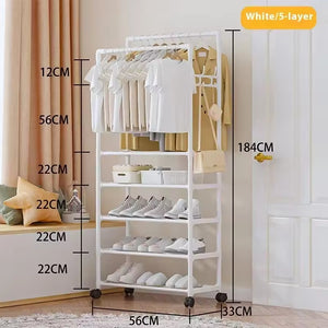 Rolling Clothes Rack