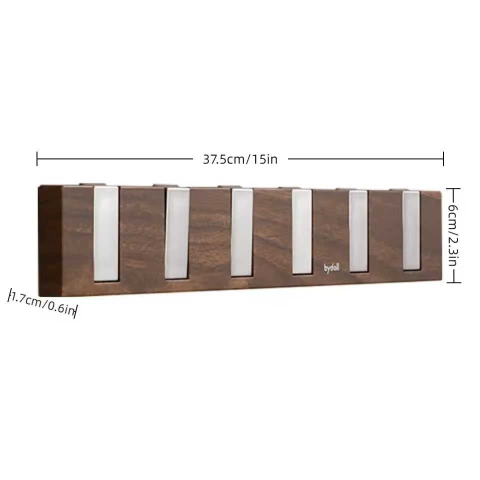 Plastic Brown Hook Rack