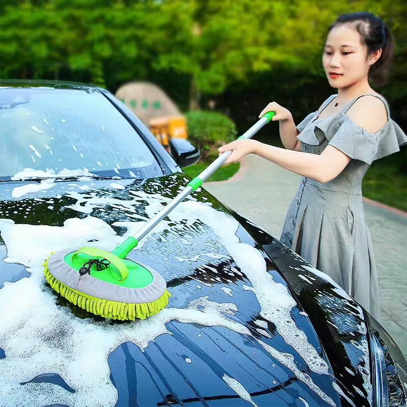 2-in-1 Car Wash Brush Mop Kit